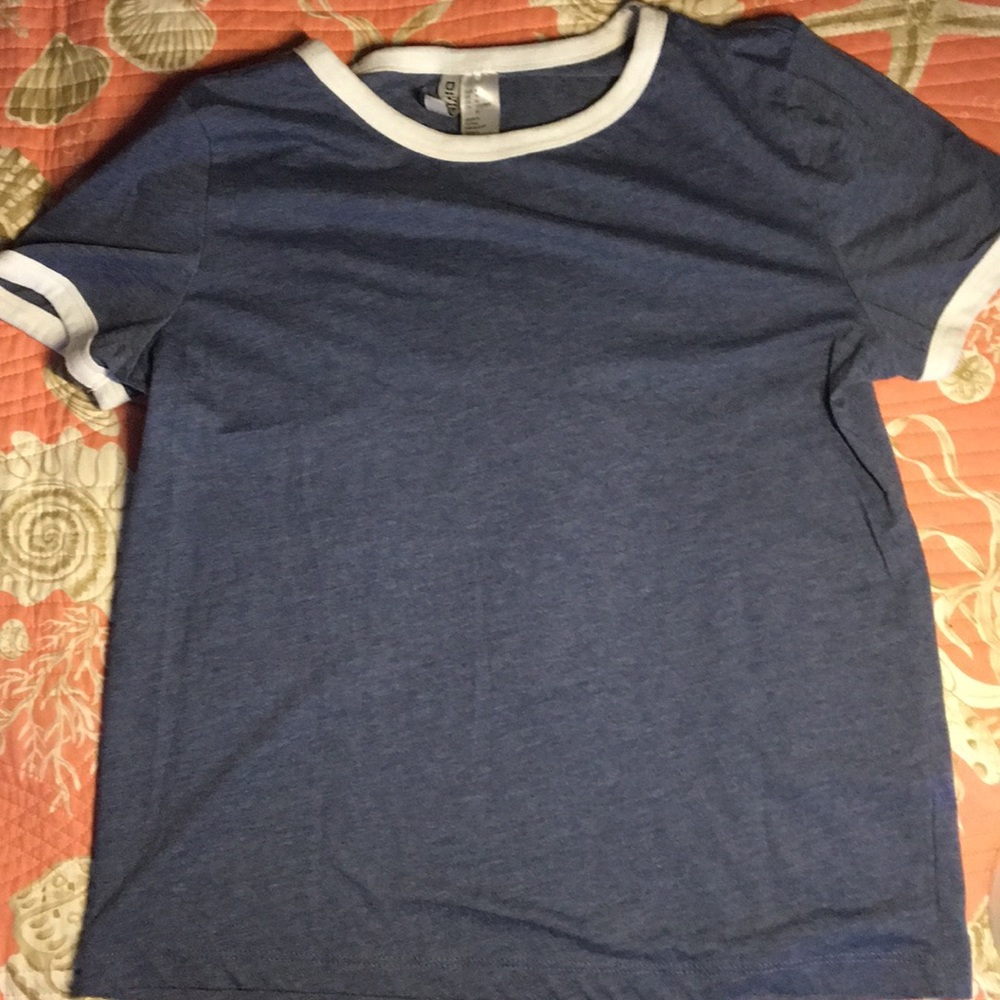 Simple blue shirt